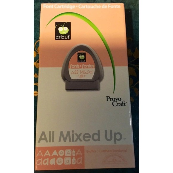 CRICUT Cartridge "ALL MIXED UP" retired - Picture 1 of 4